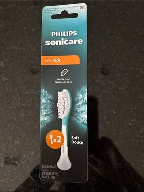 Philips Sonicare For Kids 7+ Genuine Replacement Brush Heads - 2 Brush Heads